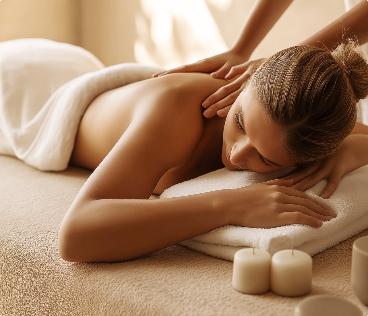 Service-Massage Classique Représentation d'un massage classique chez Diana Mompeu